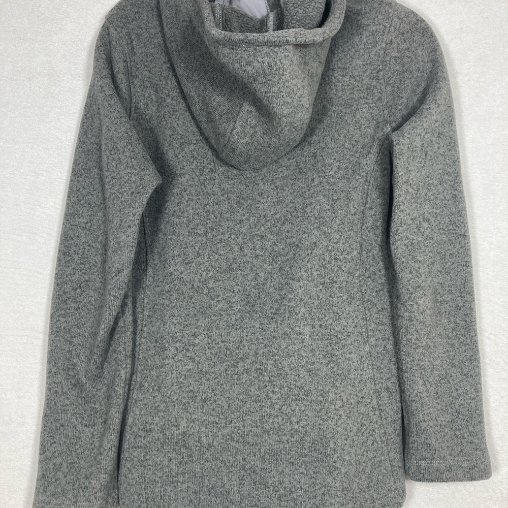 The North Face Women’s Crescent Hoodie Heather Gray Fleece Pullover Size M - Picture 5 of 16